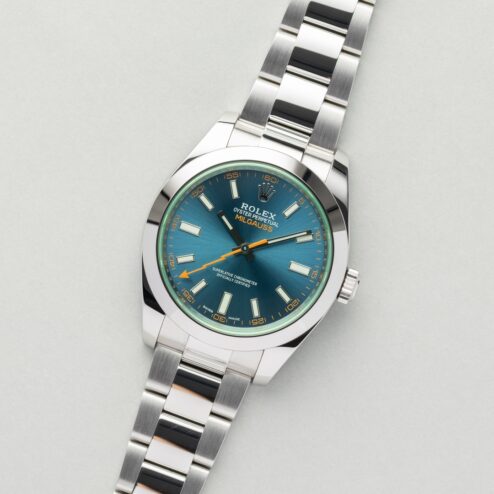 116400GV Milgauss (blue dial / 2019 full set / unpolished top) - Image 4
