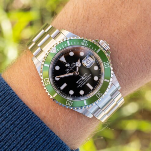 Alternative view of 16610LV Submariner Date (Y series 2003 / unpolished / full set / Bertolli inlay)