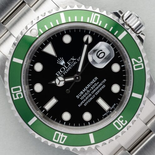16610LV Submariner Date (F series / unpolished / Flat Four / wonderful full set)