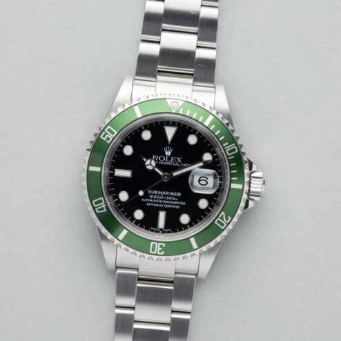 16610LV Submariner Date (F series / unpolished / Flat Four / wonderful full set) – Bild 6