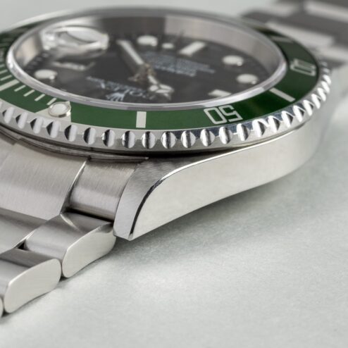 16610LV Submariner Date (F series / unpolished / Flat Four / wonderful full set) – Bild 9