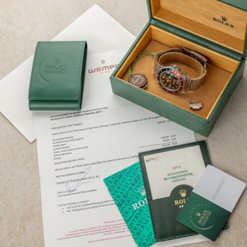 16710 GMT-Master II (SWISS only dial / box papers / 2026 service card) – Bild 4