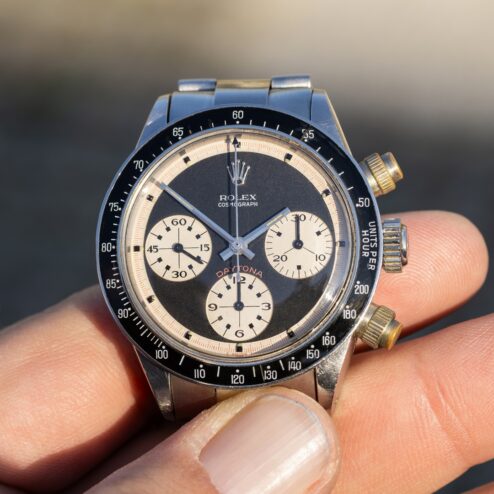 Alternative view of 6240 Daytona Paul Newman ( three color dial / millerighi pusher / 71N endlinks)