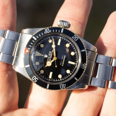 6538 Submariner No Date (Big Crown / Gilt dial / red triangle insert / from 1959) – Bild 4