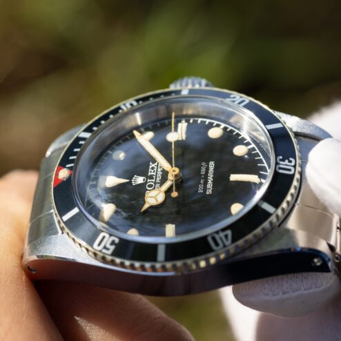 6538 Submariner No Date (Big Crown / Gilt dial / red triangle insert / from 1959) – Bild 5