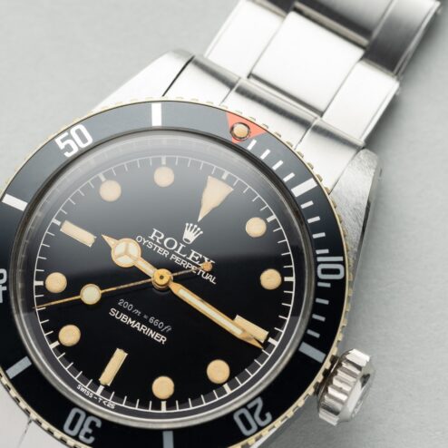6538 Submariner No Date (Big Crown / Gilt dial / red triangle insert / from 1959) – Bild 8
