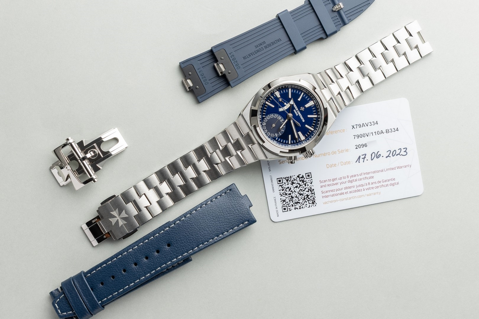 7900V/110A-B334 Overseas Dual Time (2023 / new and unworn / full set) – Bild 2